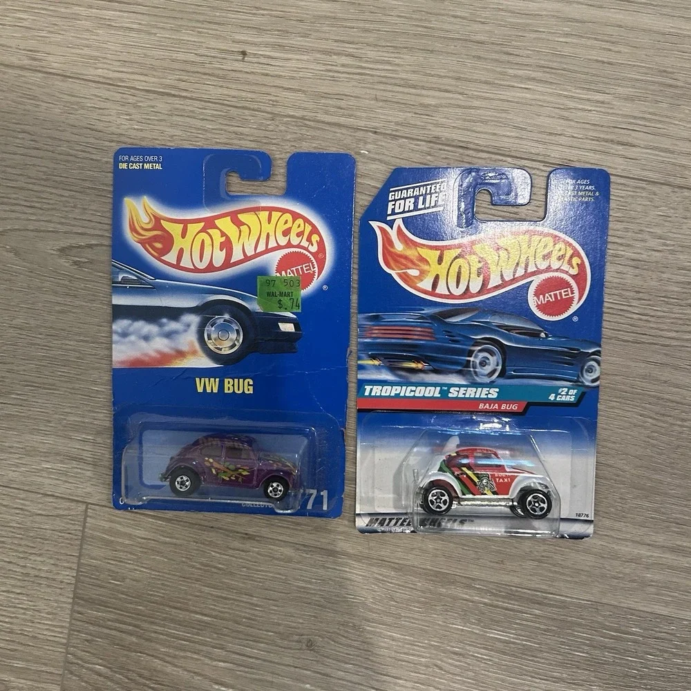 Hot Wheels Lot Of 2 Bug Cars Diecast 1:64 NIB
